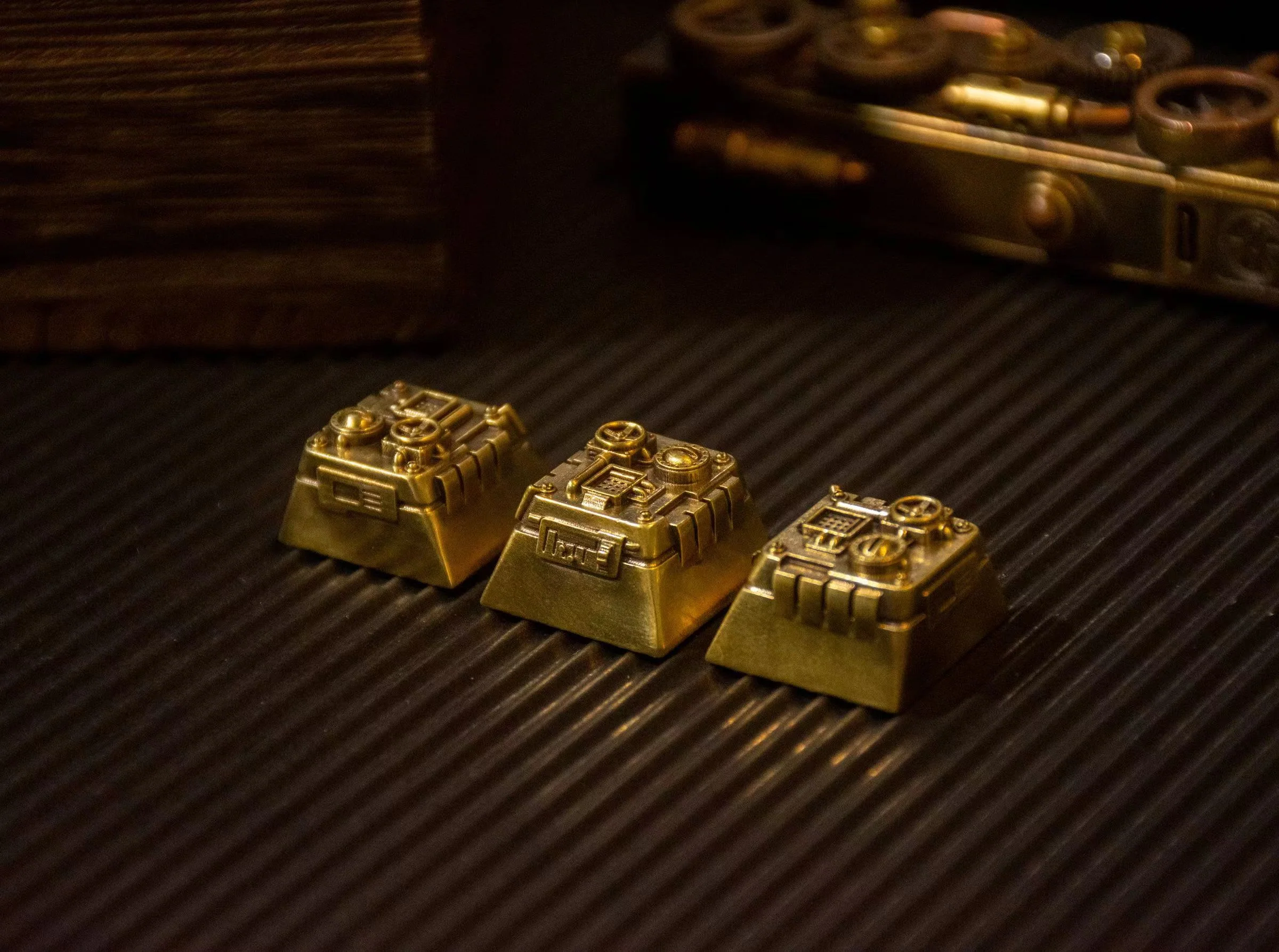 [In-stock] Retro: Steam Age Cherry Profile Keycaps - Image 11